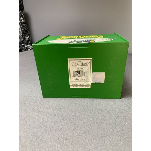 John Deere Green Metal Utensil Caddy with Wooden Handle - Picture 5 of 9